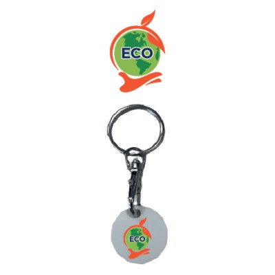 Eco Plastic Trolley Coin - Printed