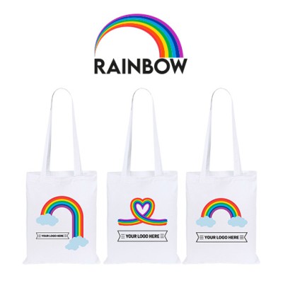 Rainbow Cotton Bag - Coloured