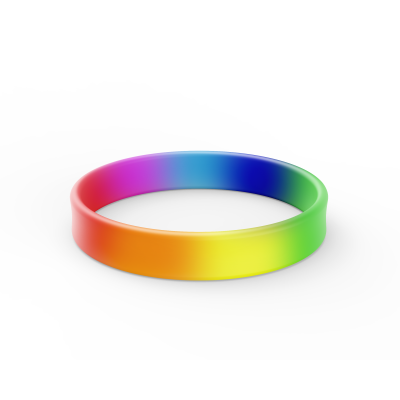 Rainbow Silicon Wristbands